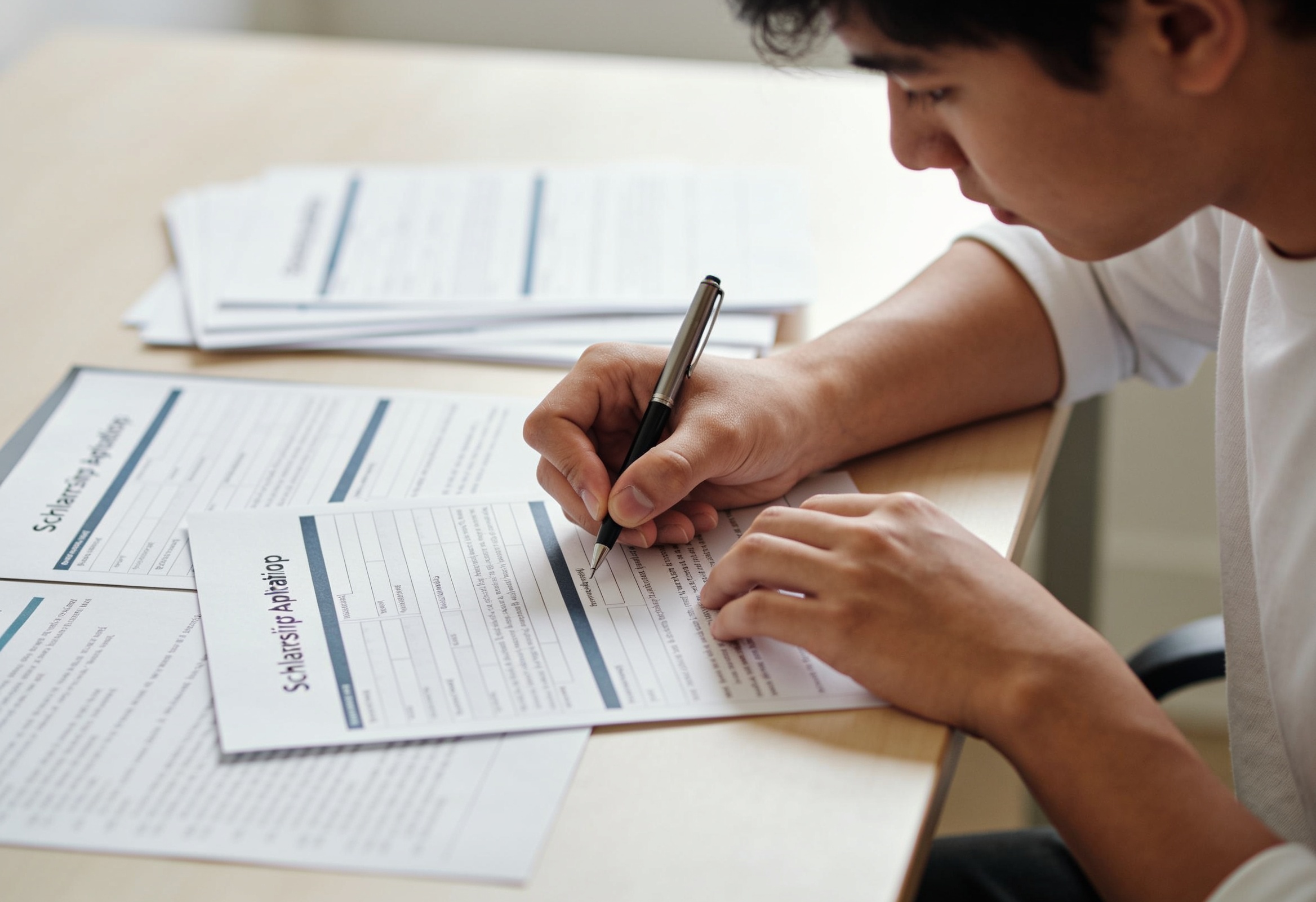 Scholarship Application Form template